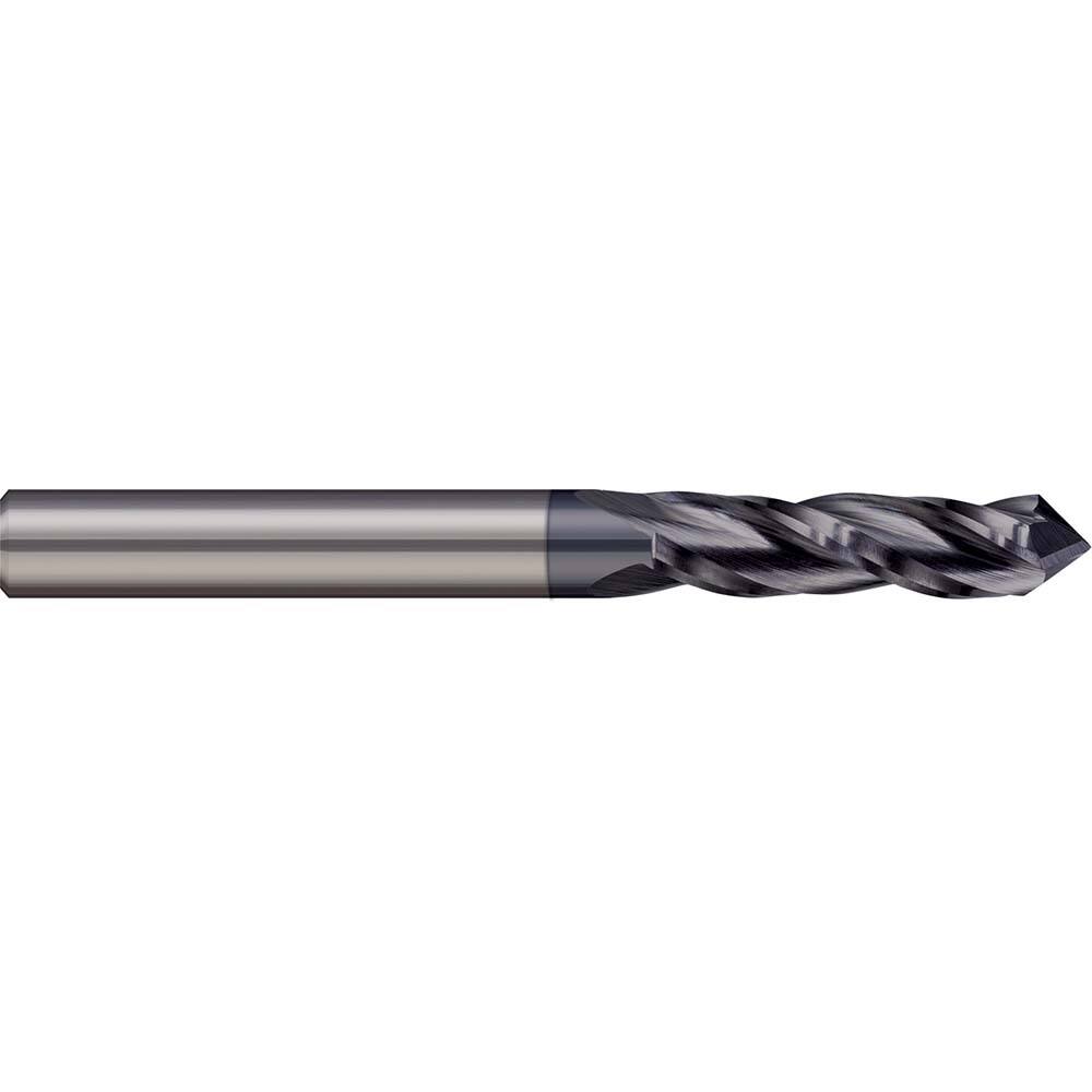 Harvey Tool - Drill Mills; Material: Solid Carbide ; Mill Diameter (Inch): 3/8 ; Mill Diameter (Decimal Inch): 0.3750 ; Shank Diameter (Inch): 3/8 ; Shank Diameter (Decimal Inch): 0.3750 ; Length of Cut (Inch): 7/8 - Exact Industrial Supply