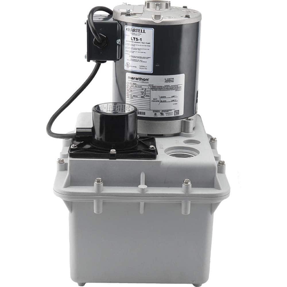 Hartell - Submersible, Sump & Sewage Pumps Type: Waste Water Drain Pump Voltage: 115 V - USA Tool & Supply