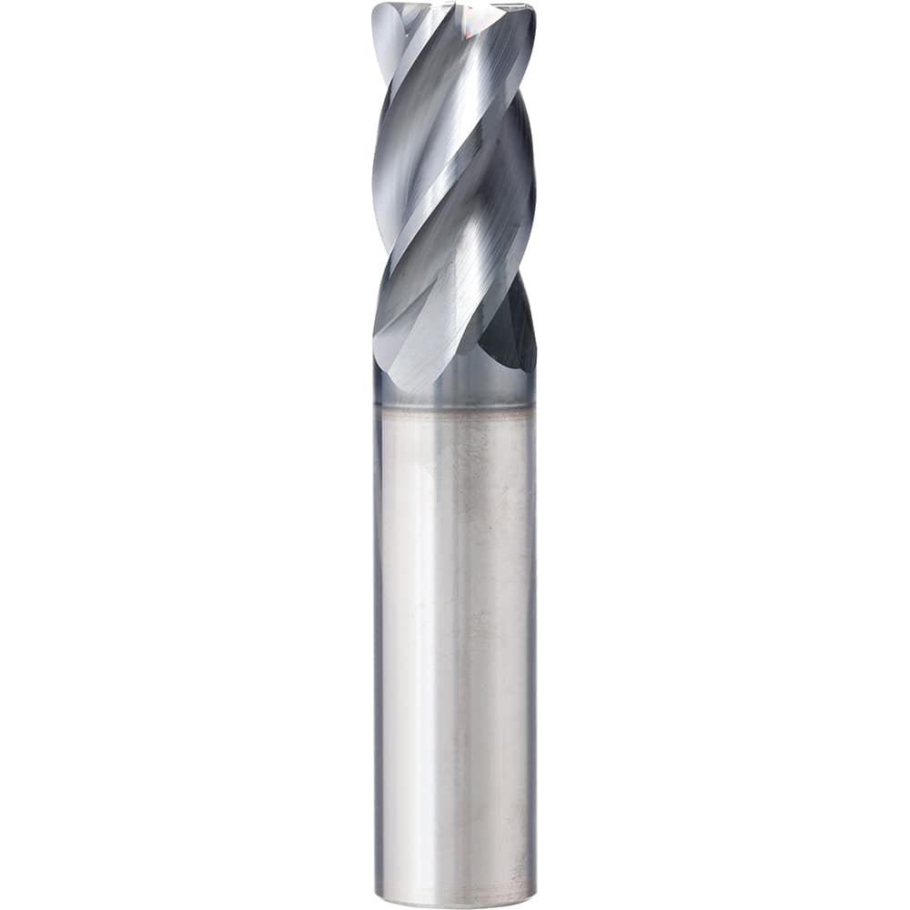 Supermill - 1" Diam 4 Flute Solid Carbide 0.06" Corner Radius End Mill - USA Tool & Supply