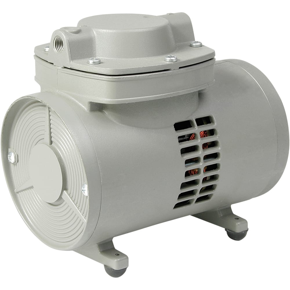 Thomas - Diaphragm-Type Vacuum Pumps Voltage: 115 VAC Compressor Type: Diaphragm Compressor and Vacuum Pump - USA Tool & Supply