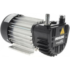 Thomas - Rotary Vane-Type Vacuum Pumps Voltage: 115 VAC Length (Decimal Inch): 10.3900 - USA Tool & Supply