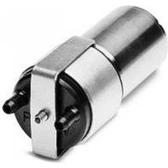 Thomas - Rotary Vane-Type Vacuum Pumps Voltage: 24 VDC Length (Decimal Inch): 2.5000 - USA Tool & Supply