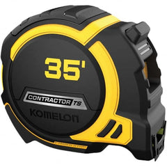 Komelon - 35' x 1-1/4" Hi-Vis Yellow/White Blade Tape Measure - USA Tool & Supply