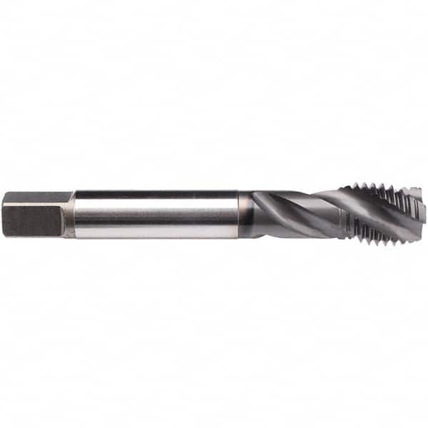 Emuge - 1-1/4-7 UNC 4 Flute 3B Modified Bottoming Fast Spiral Flute Tap - USA Tool & Supply