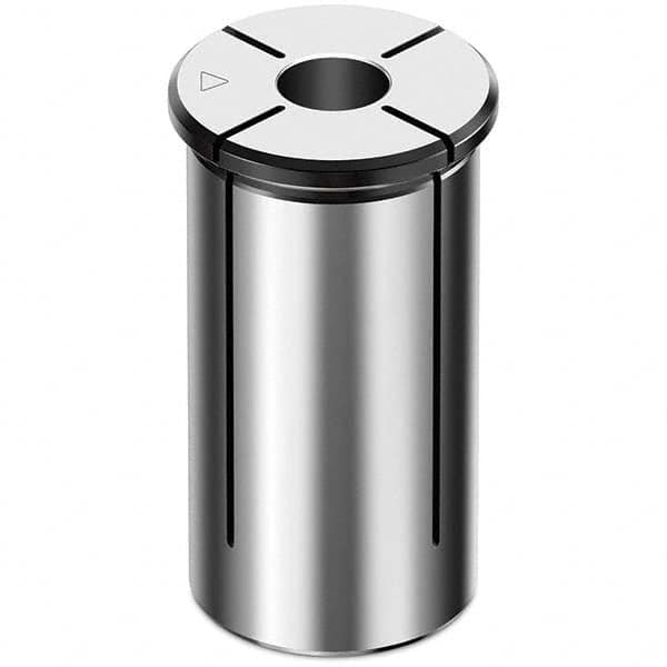 Rego-Fix - 6mm ID x 12mm OD, 16mm Head Diam, Slotted Hydraulic Chuck Sleeve - USA Tool & Supply