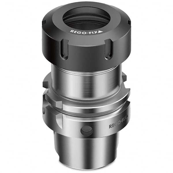 Collet Chuck: 3 to 26 mm Capacity, ER Collet, Hollow Taper Shank 120 mm Projection, 0.003 mm TIR, Balanced to 25,000 RPM, Through Coolant