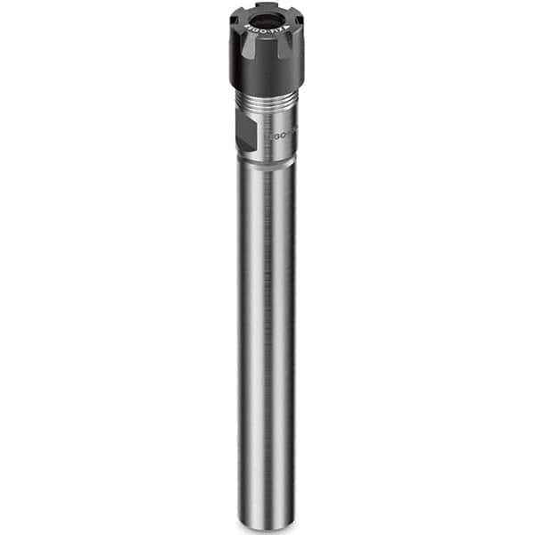 Collet Chuck: 2 to 20 mm Capacity, ER Collet, Straight Shank 60 mm Projection, 0.003 mm TIR, Through Coolant