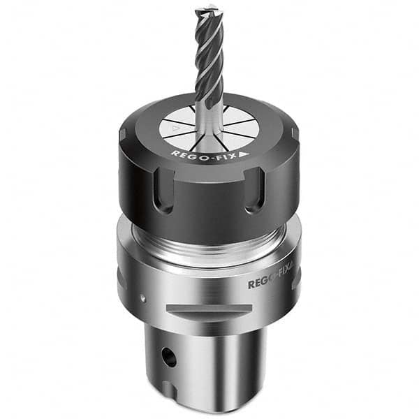 Rego-Fix - 1mm x 13mm C6 Hollow Taper ER20 Collet Chuck - USA Tool & Supply