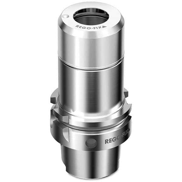 Collet Chuck: 0.5 to 10 mm Capacity, ER Collet, Hollow Taper Shank 100 mm Projection, 0.003 mm TIR, Balanced to 25,000 RPM, Through Coolant