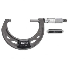 Starrett - Mechanical Outside Micrometers Minimum Measurement (mm): 50.00 Maximum Measurement (mm): 75.00 - USA Tool & Supply
