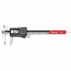 Starrett - 0 to 6" Range, 0.01mm Resolution, Electronic Caliper - USA Tool & Supply