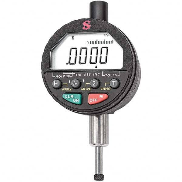 Starrett - Electronic Test Indicators Resolution (Decimal Inch): 0.00010 Minimum Measurement (Decimal Inch): 0.0000 - USA Tool & Supply