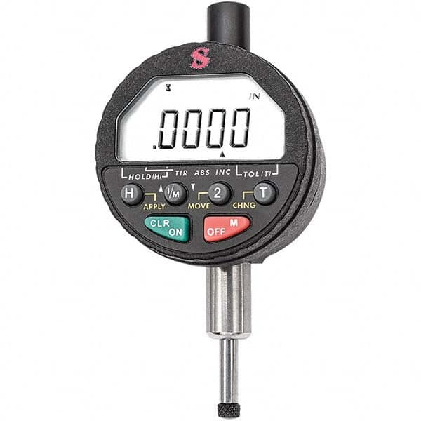 Starrett - Electronic Test Indicators Resolution (Decimal Inch): 0.00010 Minimum Measurement (Decimal Inch): 0.0000 - USA Tool & Supply