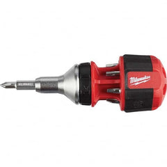 Milwaukee Tool - Bit Screwdrivers Type: Multi-Bit Screwdriver Tip Type: Philips; Slotted; Square; Torx - USA Tool & Supply