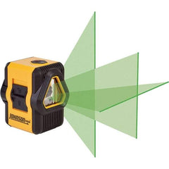 Johnson Level & Tool - Laser Levels Level Type: Self Leveling Cross Line Laser Maximum Measuring Range (Miles): 0.009 - USA Tool & Supply