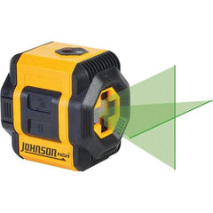 Johnson Level & Tool - Laser Levels Level Type: Self Leveling Cross Line Laser Maximum Measuring Range (Miles): 0.006 - USA Tool & Supply