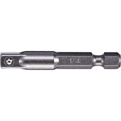 VEGA Industries - Hex Drive Handles, Holders & Extensions Type: Hex Adapter Style: Pin Lock - USA Tool & Supply
