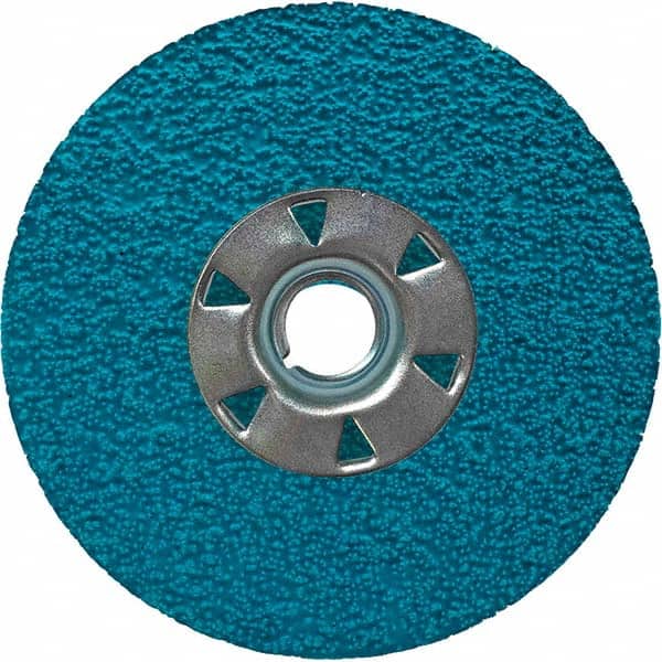 VSM - 5" Diam, 7/8" Hole, 36 Grit Ceramic Fiber Disc - USA Tool & Supply
