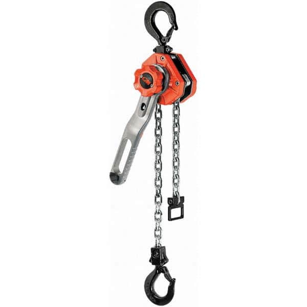 CM - 6,614 Lb Capacity, 15' Lift Height, Chain Manual Lever Hoist - USA Tool & Supply