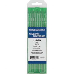 PRO-SOURCE - Tungsten Electrodes Type: Pure Diameter (Inch): 1/16 - USA Tool & Supply