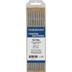 PRO-SOURCE - Tungsten Electrodes Type: 1.5% Lanthanated Diameter (Inch): 1/8 - USA Tool & Supply