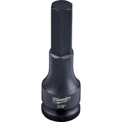 Milwaukee Tool - Impact Hex & Torx Bit Sockets Drive Size (Inch): 3/8 Hex Size (Inch): 3/8 - USA Tool & Supply