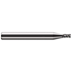 Harvey Tool - Corner Radius & Corner Chamfer End Mills; Mill Diameter (Inch): 1/2 ; Mill Diameter (Decimal Inch): 0.5000 ; End Type: Corner Radius ; Corner Radius (mm): 0.50 ; Corner Radius (Decimal Inch): 0.0200 ; Number of Flutes: 4 - Exact Industrial Supply