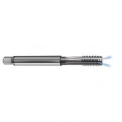 M10 x 1.0 Dia. - 6H - 4 FL - Carbide Semi-Bott Tap - Bright Finish-Coolant-Thru-FORM-C - USA Tool & Supply