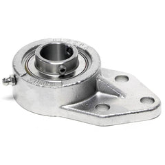 Shuster - SUCSFB205-16, 1" ID, 2-3/4" OAL x 121mm OAH, 3-Bolt Flange Mounted Bearing - Exact Industrial Supply