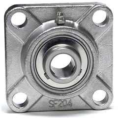 Shuster - SUCSF209-27, 1-11/16" ID, 5-3/8" OAL x 136-1/2" OAH, 4-Bolt Flange Bearing - Exact Industrial Supply