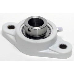 Shuster - SNATFL205-16, 1" ID, 69.5mm OAL x 131mm OAH43.9mm Wide, 2-Bolt Flange Bearing - Exact Industrial Supply