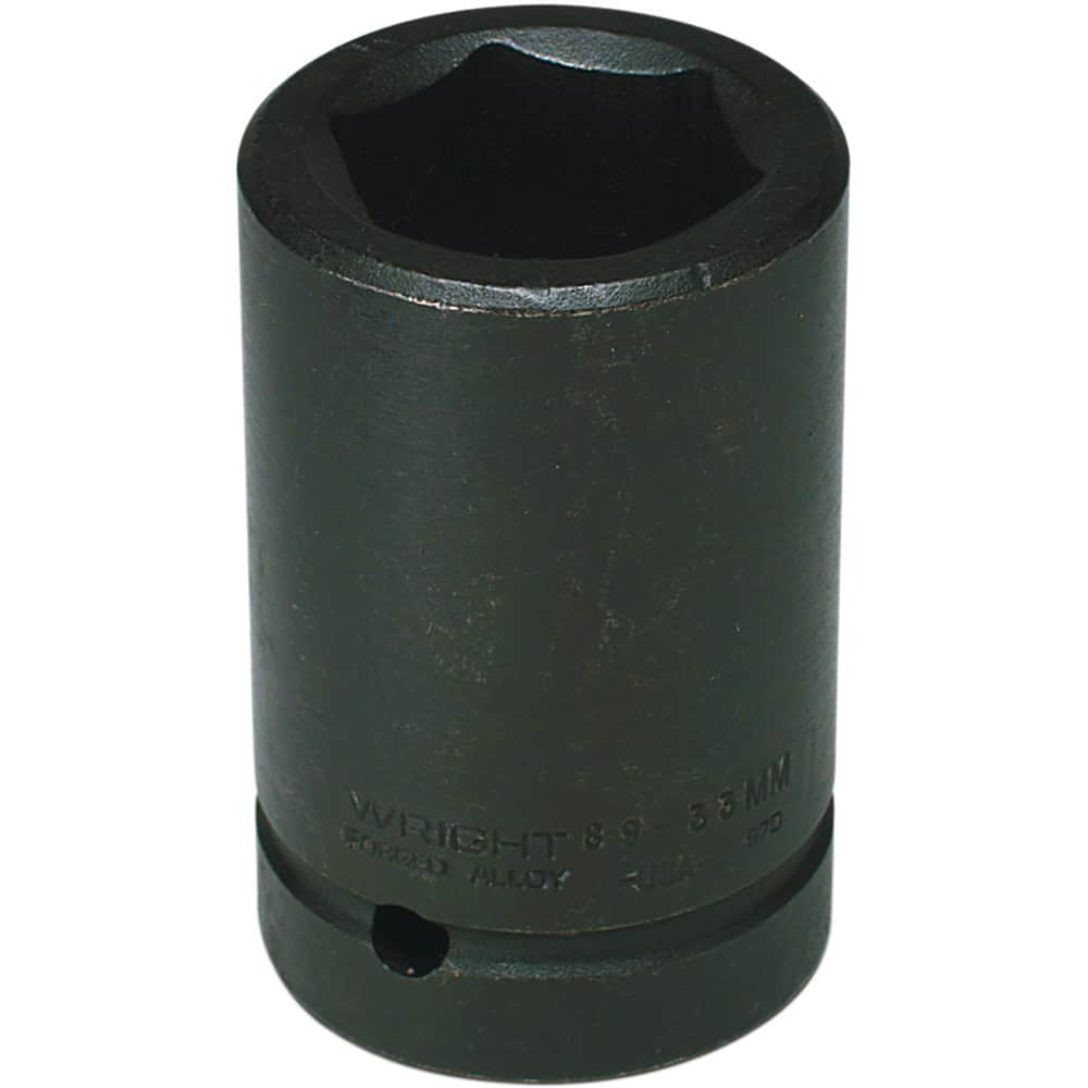 Wright Tool & Forge - Impact Sockets; Drive Size: 1 ; Size (mm): 37.0000 ; Type: Deep ; Style: Impact Socket ; Style: Impact Socket ; Style: Impact Socket - Exact Industrial Supply