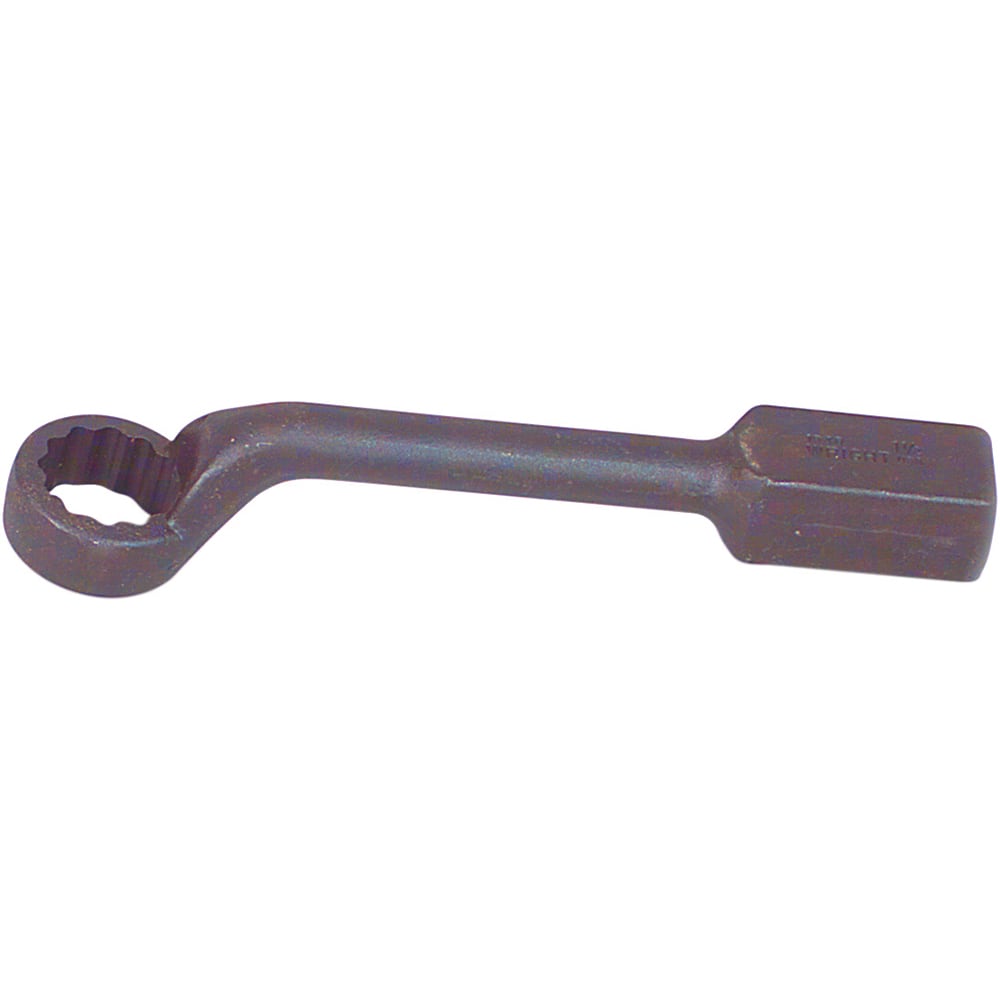 Wright Tool & Forge - Box Wrenches; Wrench Type: Striking ; Tool Type: Offset ; Size (Inch): 4-1/8 ; Number of Points: 12 ; Head Type: Single End ; Finish/Coating: Black - Exact Industrial Supply