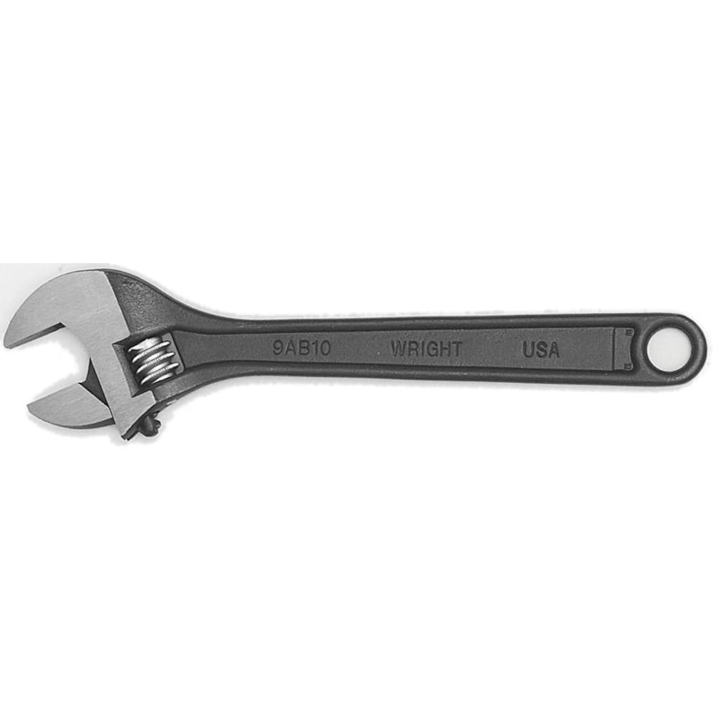 Wright Tool & Forge - Adjustable Wrenches; Wrench Type: Adjustable ; Wrench Size (Inch): 6.0000 ; Jaw Capacity (Inch): 15/16 ; Material: Steel ; Finish/Coating: Black Industrial ; Overall Length (Inch): 6 - Exact Industrial Supply