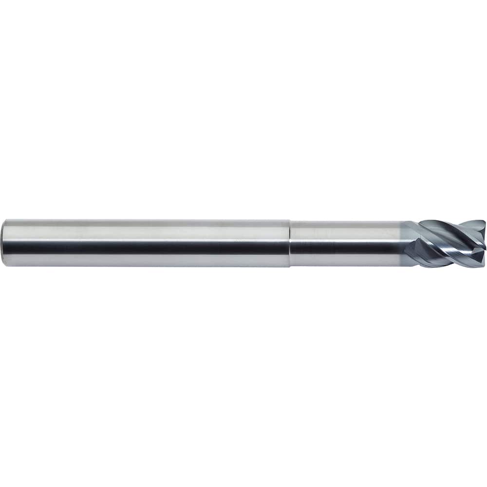 M.A. Ford - Corner Radius & Corner Chamfer End Mills; Mill Diameter (Inch): 1/4 ; Mill Diameter (Decimal Inch): 0.2500 ; End Type: Corner Radius ; Corner Radius (Inch): .030 ; Number of Flutes: 4 ; Material: Solid Carbide - Exact Industrial Supply