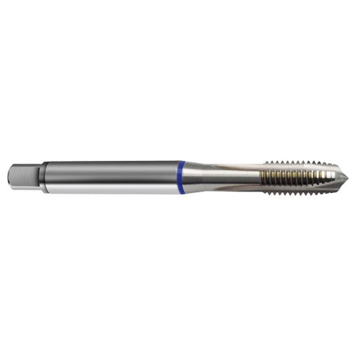 M3 × 0.5 3FL 6H Cobalt Spiral Point Plug Blue Ring Tap-Bright FORM-B - USA Tool & Supply