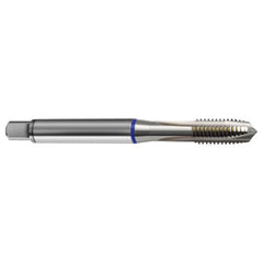 M3 × 0.5 3FL 6H Cobalt Spiral Point Plug Blue Ring Tap-Bright FORM-B - USA Tool & Supply