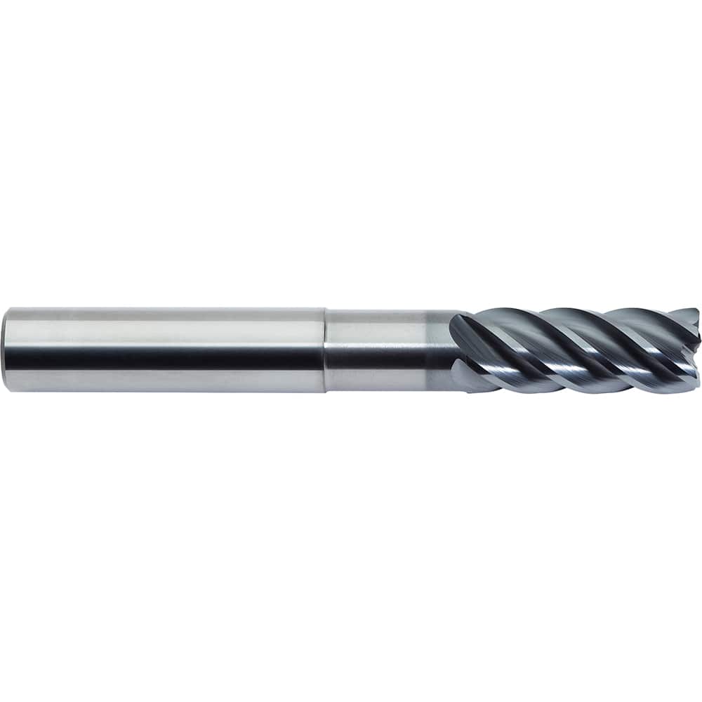 M.A. Ford - Corner Radius & Corner Chamfer End Mills; Mill Diameter (Inch): 3/8 ; Mill Diameter (Decimal Inch): 0.3750 ; End Type: Corner Radius ; Corner Radius (Inch): .030 ; Number of Flutes: 5 ; Material: Solid Carbide - Exact Industrial Supply