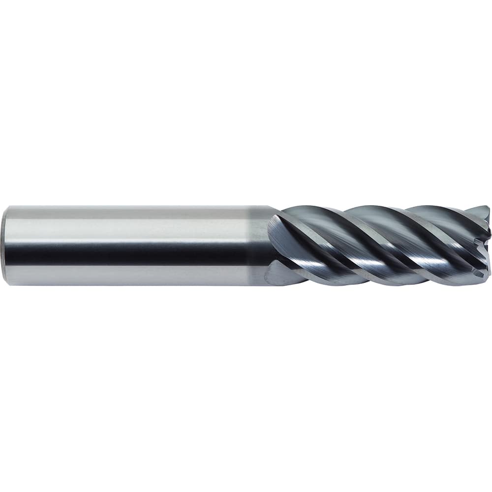 M.A. Ford - Corner Radius & Corner Chamfer End Mills; Mill Diameter (Inch): 1 ; Mill Diameter (Decimal Inch): 1.0000 ; End Type: Corner Radius ; Corner Radius (Inch): .156 ; Number of Flutes: 5 ; Material: Solid Carbide - Exact Industrial Supply