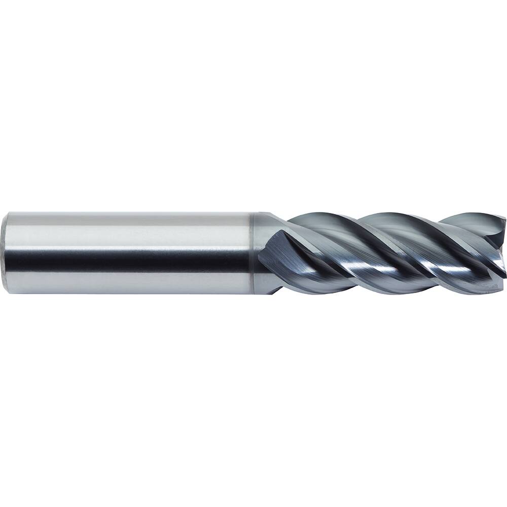 M.A. Ford - Square End Mills; Mill Diameter (Inch): 1 ; Mill Diameter (Decimal Inch): 1.0000 ; Number of Flutes: 4 ; Length of Cut (Inch): 4-1/8 ; Length of Cut (Decimal Inch): 4.1250 ; Material: Solid Carbide - Exact Industrial Supply
