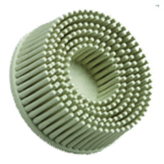 Scotch-Brite Roloc Bristle Disc RD-ZB 120 TR White 2″ × 5/8″ Tapered - USA Tool & Supply