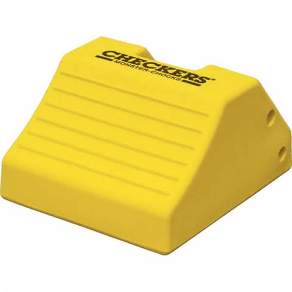 Checkers - Wheel Chocks Width (Inch): 15 Height (Inch): 10 - USA Tool & Supply