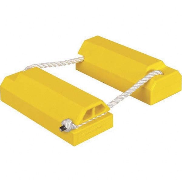 Checkers - Wheel Chocks Width (Inch): 6 Height (Inch): 4 - USA Tool & Supply