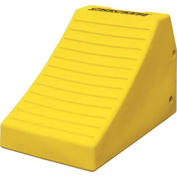 Checkers - Wheel Chocks Width (Inch): 14-1/2 Height (Inch): 16 - USA Tool & Supply
