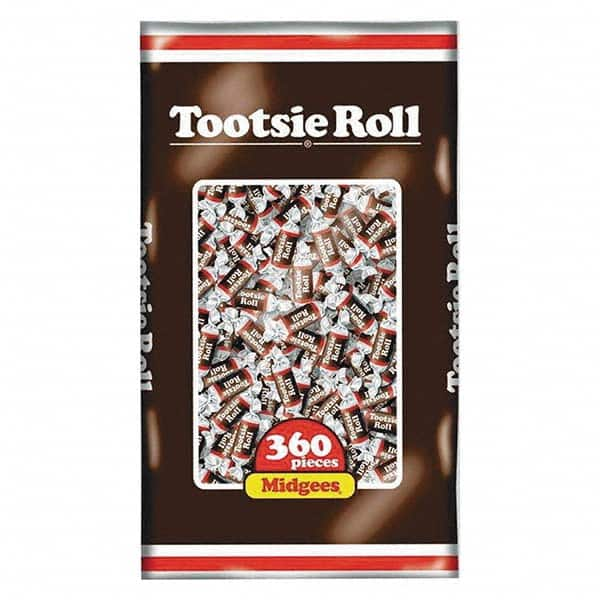 Tootsie Roll - Snacks, Cookies, Candy & Gum Breakroom Accessory Type: Candy Breakroom Accessory Description: Midgees, Original, 38.8oz Bag, 360 Pieces - USA Tool & Supply