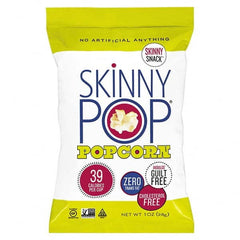 SkinnyPop Popcorn - Snacks, Cookies, Candy & Gum Breakroom Accessory Type: Popcorn Breakroom Accessory Description: Popcorn, Original, 1 oz Bag, 12/Carton - USA Tool & Supply