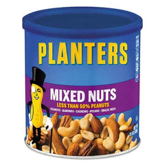 Planters - Snacks, Cookies, Candy & Gum Breakroom Accessory Type: Nuts Breakroom Accessory Description: Mixed Nuts, 15 oz Can - USA Tool & Supply