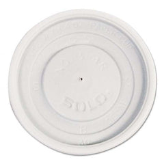 DART - Polystyrene Vented Hot Cup Lids, 4 oz Cups, White, 100/Pack, 10 Packs/Carton - USA Tool & Supply