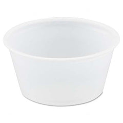 DART - Polystyrene Portion Cups, 2 oz, Translucent, 250/Bag, 10 Bags/Carton - USA Tool & Supply