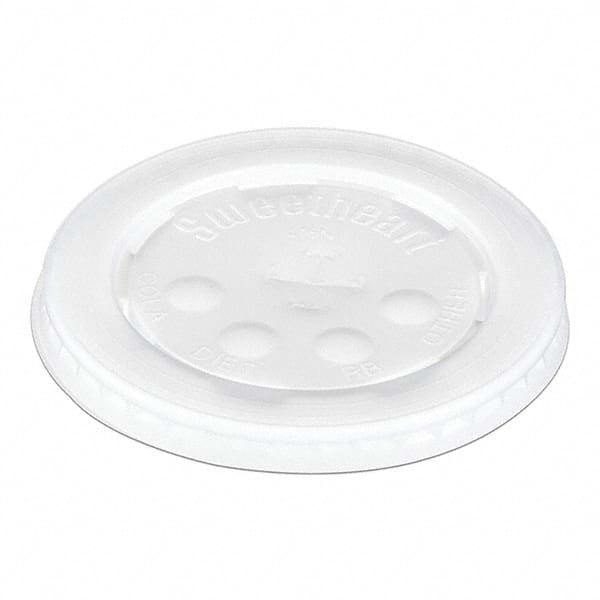 Polystyrene Cold Cup Lids, 16-24 oz Cups, Translucent, 125/Pack, 16 Packs/Carton Translucent